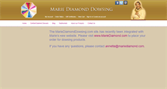 Desktop Screenshot of mariediamonddowsing.com